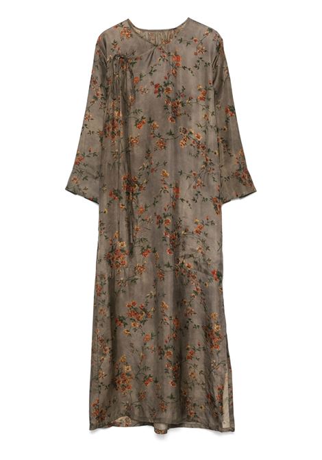 agina dress ggrey and red UMA WANG | UP5001UW087
